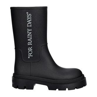 Off-white Schoenen, Heren, Zwart, 42 EU, Rain Boots