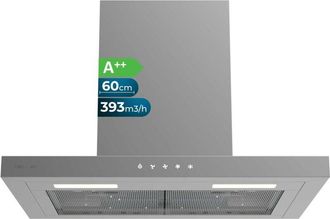Cecotec Cecotec - Campana Extractora 60cm Tipo T Bolero Flux Tt 604000 Inox A++. Succi&oacute;n 393m3/h, Motor Dc, 3 Velocidades