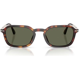 Persol 54mm Polarized Phantos Sunglasses in Havana /Polar Green at Nordstrom