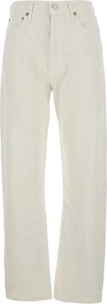 A Gold E Dames, Jeans, Wit, Maat: W30 Katoen