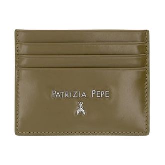 Patrizia Pepe Kaarthouder - Dames - Accessoires - Groen - Maat: ONE Size Zijde
