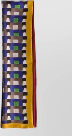 Miu Miu layered foulard scarf sleeveless ruffled detail