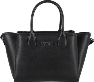 Emporio Armani Zwarte Kunstleren Winkel Tas - Dames - Shoppers - Zwart - ONE Size - Leer - Tassen