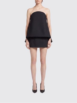 Balenciaga Abito mini in lana e seta