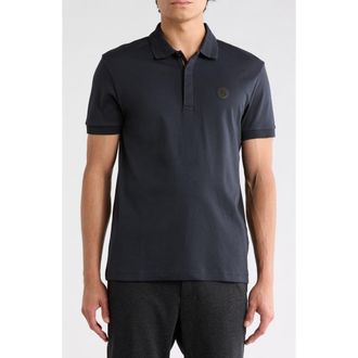 BOSS Paddy Short Sleeve Polo in Dark Blue at Nordstrom Rack, Size Xx-Large