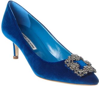 Manolo Blahnik Hangisi 50 Velvet Pump