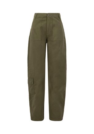 Alpha Industries Cargohose ALPHA INDUSTRIES Field Pant W, Damen, Gr. XS, Normalgr&ouml;ssen, gr&uuml;n (schwarz olive), Obermaterial: 100% Baumwolle, Hosen Cargohose