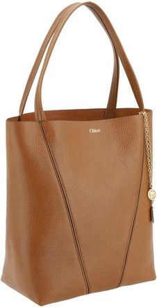 Chlo&eacute; Womens Brown Calf Leather Bos Taurus Shoulder Bag