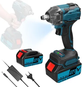 OEM Llave El&eacute;ctrica Dom&eacute;stica De 21 V, Motor Sin Escobillas, Herramienta De Alta Potencia, Dispositivo De Instalaci&oacute;n Pr&aacute;ctico Con Canales De Rotaci&oacute;n Hac