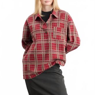 Isabel Marant Bruna Shirt In Red Check