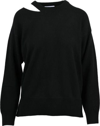 Alpha Studio Pullover Girocollo - Dames - Ronde hals truien - Zwart - XS - Wol - Truien & Vesten