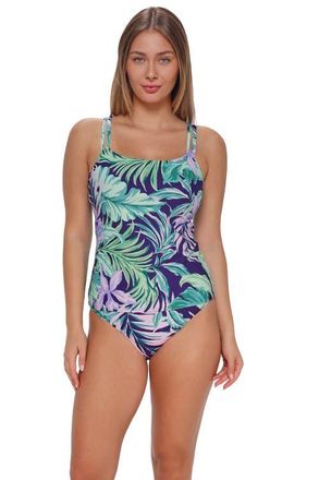 Sunsets Taylor Tankini Swimsuit Top - D Cup in Palm Shade at Nordstrom, Size 34