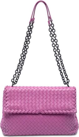 Bottega Veneta Pre-owned Bottega Veneta Medium Nappa Intrecciato Olimpia Shoulder Bag Ladies 96V9TTH68T1IM23W