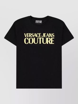 Versace Jeans Couture short sleeve crew neck logo t shirt