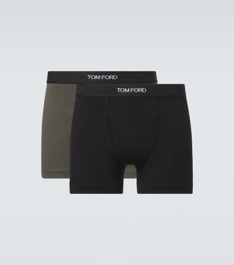 Tom Ford Set of two cotton-blend boxer briefs