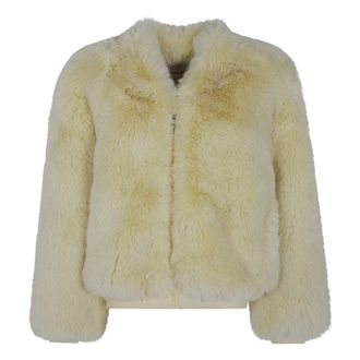 Frankie Shop Faux Fur & Shearling Jackets - Jackets - Mujer - Amarillo - 2XS