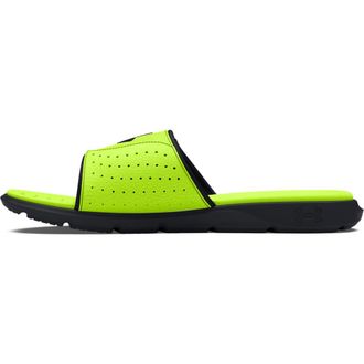 Under Armour Mens Ignite Pro Slide Sandal, (302) High-vis Yellow/Black/Black, 11 UK