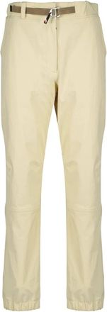 Moncler Chinos - Dames - Straight fit broeken - Beige - M - Nylon - Broeken