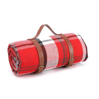 No Brand Coperta Da Picnic Extra-large, 200 Cm X 200 Cm, Impermeabile E Pieghevole, Con Cinghie Per Il Trasporto, Adatta Per La Spiaggia, Il Campeggio E Il Pra