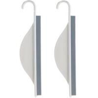 OEM 2 Esp&aacute;tulas De Silicona Para Ducha, Ideales Para Ventanas, Espejos, Suelos, Ba&ntilde;os Y Coches. Resistentes, Irrompibles, Anticorrosivas Y Resistentes Al 