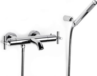 Roca Roca - Grifo Termost&aacute;tico Exterior Para Ba&ntilde;o-ducha Con Ducha De Mano Loft