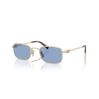 Miu Miu 0mu A53s Rectangular Metal Sunglasses