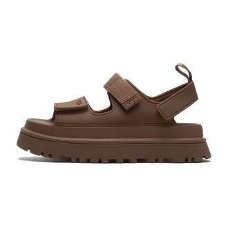 UGG Flat Sandals, female, Brown, Size: 11 US GoldenGlow Sandal