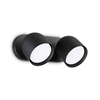 Netlighting Dodo 2 Light Twin Ceiling Spotlight Black