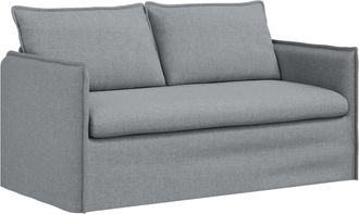 vidaXL Sof&aacute; Gris Claro 156 X 82 X 85 Cm Tela Vidaxl