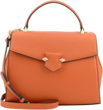 Pourchet S&egrave;vres Medium Bag - Dames - Handtassen - Oranje - ONE Size - Leer - Tassen