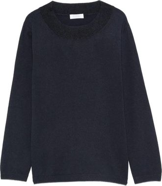 Barba crew-neck sweater - Blue
