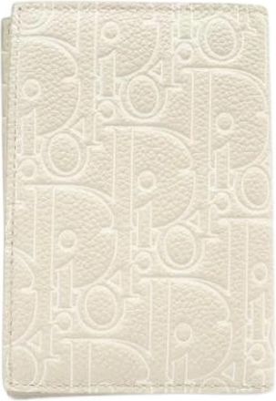 Dior Pre-owned Business Card Case - Heren - Vintage Accessoires - Beige - ONE Size - Leer - Vintage