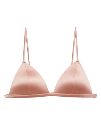Fleur du Mal Molded Luxe triangel bh - Roze