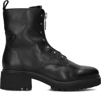 PIEDI NUD 1 Schoenen, Dames, Zwart, 42 EU, Leer, Zwarte leren enkellaarzen Segna 05.01