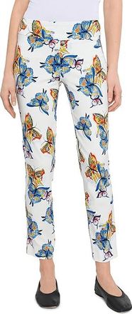 Krazy Larry Pull-On Ankle Womens Dress Pants Two Butterflies : 14 28, Nylon/Rayon/Spandex