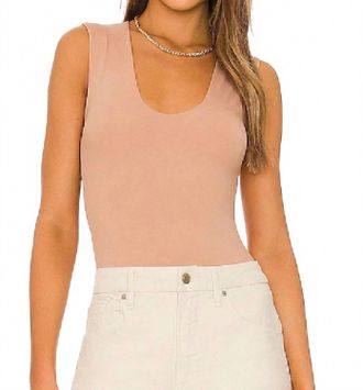 Free People Second Skin Camisole In Beige