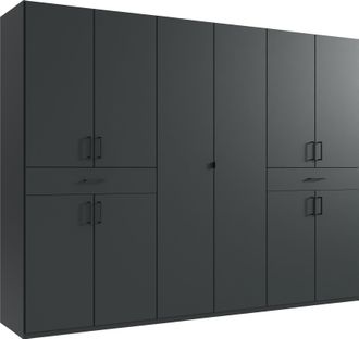 Wimex Drehtürenschrank »Tibet Kleiderschrank mit sehr viel Stauraum, grosse Farbauswahl« mit jeweils 2 Schubladen auf bequemer Zugriffshöhe, in 3 Breiten