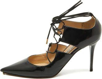 Jimmy Choo London 95mm patent leather pumps - Black