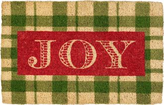 Entryways Joy Handwoven Coconut Fiber Doormat in Multi at Nordstrom Rack