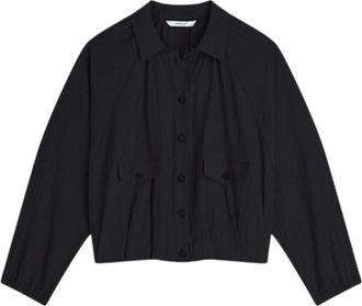 Summum Blouse Jacket Lyocell Blend - Dames - Overhemden - Zwart - M - Overhemden