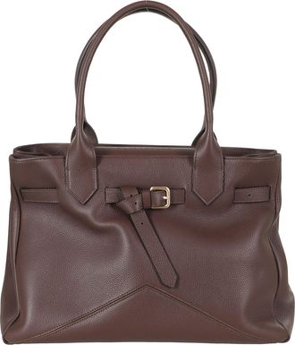 Ballantyne Medium Brown Leather Kate Bag With Knot Detail