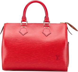 Louis Vuitton Pre-owned Womens Speedy Doctor Bag - Red Leather - One Size