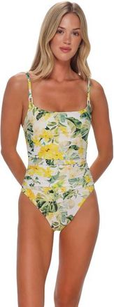 Sunsets Pamela One Piece Swimsuit in Isla Soleil Crepe at Nordstrom, Size X-Small