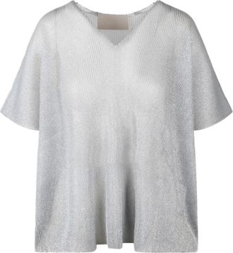 Circus Hotel Oversized top - Zilver
