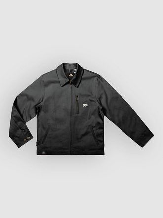 THE DUDES Dark Pattern Tom Classic Jas zwart