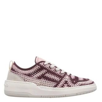 Ferragamo Ferragamo Dennis Macrame Low-Top Sneakers, Size 6