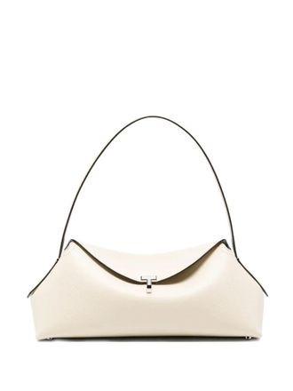 Toteme T-Lock Grained Leather Shoulder Bag