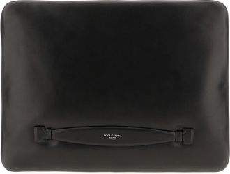 Dolce & Gabbana Logo Printed Clutch Bag