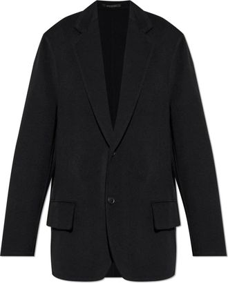 Balenciaga Wollen jas - Heren - Mantel - Zwart - XL - Wol - Jassen