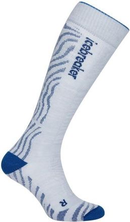 Icebreaker Merino Ski+ Medium OTC Mountain Contour Skisocken f&uuml;r Herren | grau